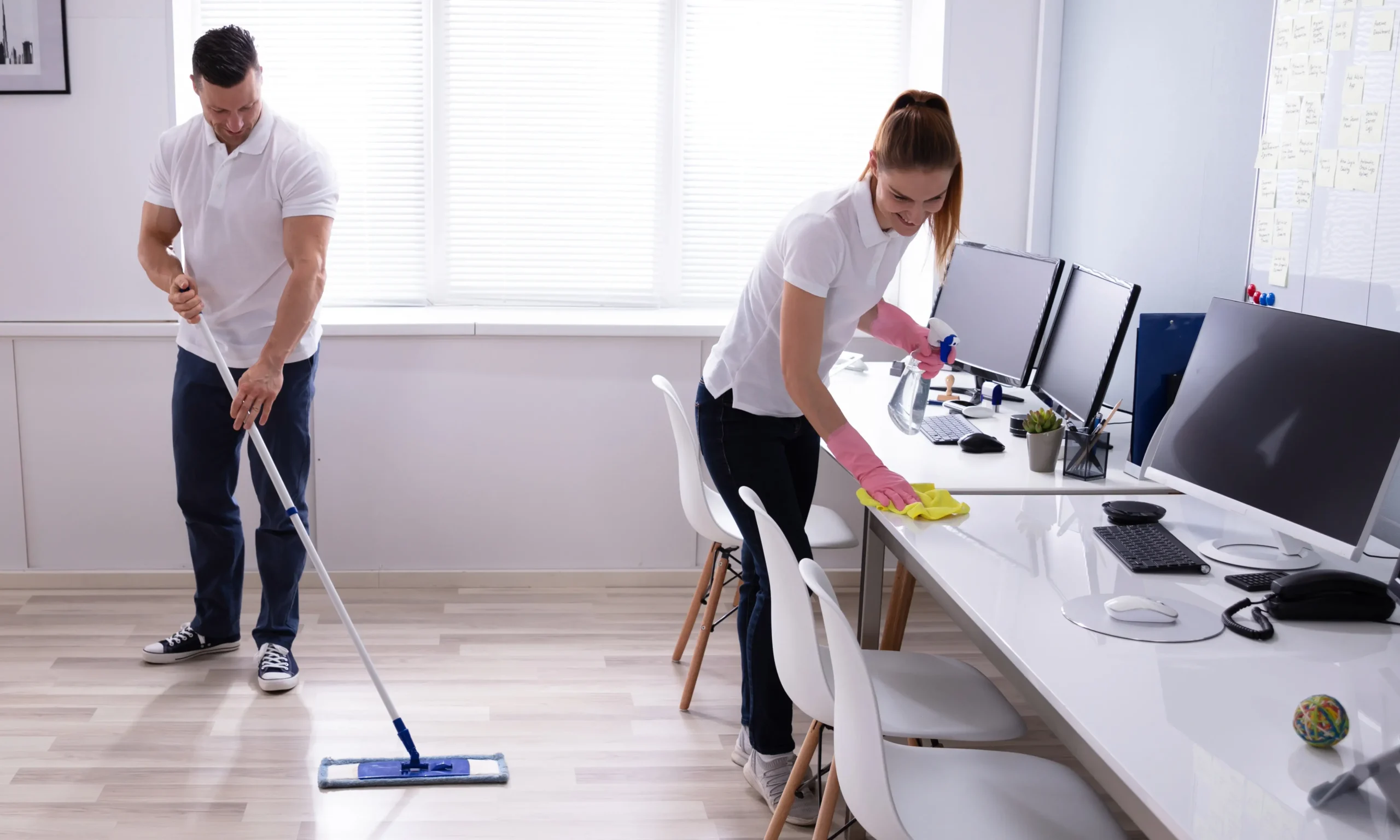 Commercial cleaning and support services